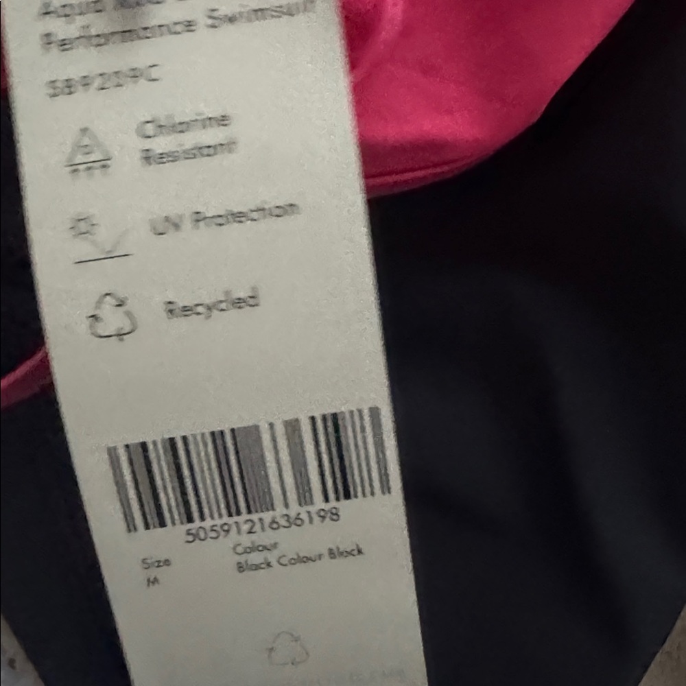 Sweaty betty Women's Pink and Black Swimsuit-one-piece - Picture 4 of 4